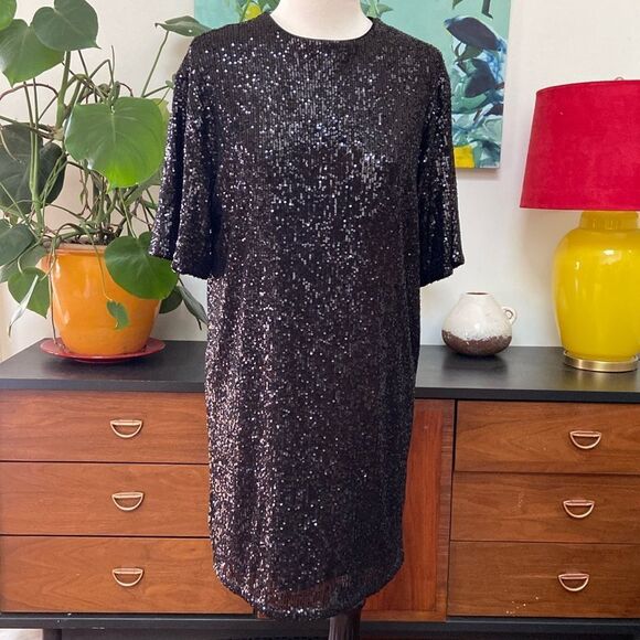 H&M Sequined Dress New - Picture 1 of 8